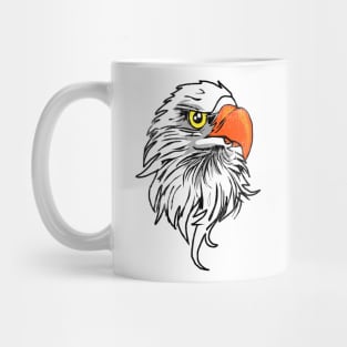 Cute Eagle Bird Tee Love Eagles American Patriot Mug